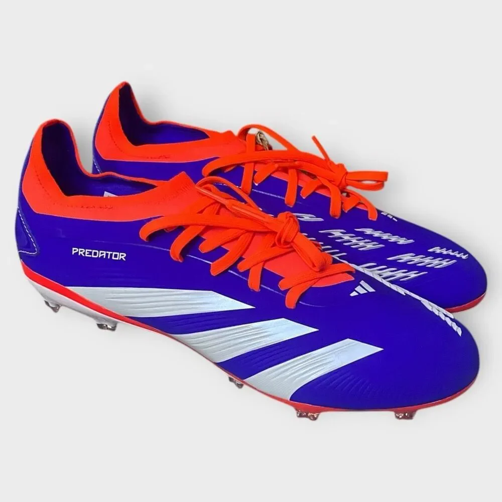 Adidas Predator Pro Elite FG Soccer Cleats Lucid Blue Orange size 10.5 IF6330 - Picture 2 of 12